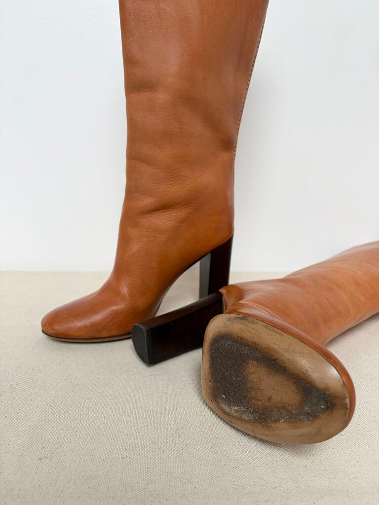 CHLOE KNEE HIGH BOOTS SIZE 38.5