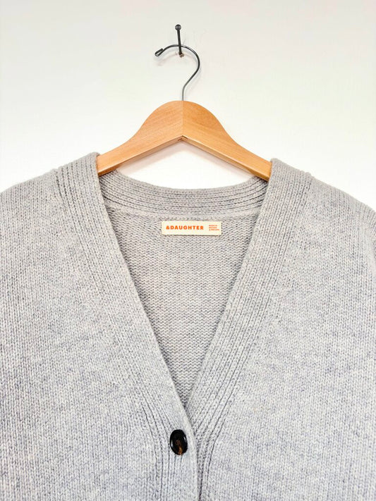 &DAUGHTER 'CARAGH V CARDIGAN' SIZE X-SMALL