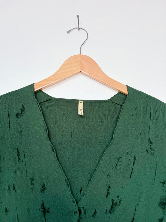 BOBOUTIC DISTRESSED CARDIGAN SIZE SMALL