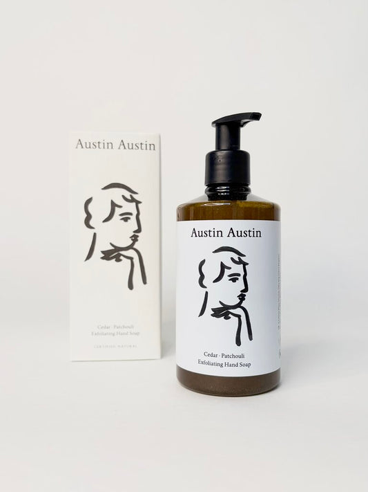 AUSTIN AUSTIN CEDAR & PATCHOULI EXFOLIATING HAND SOAP