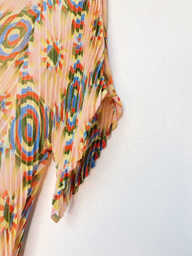 JULIA HEUER PLISSE TOP ONE SIZE