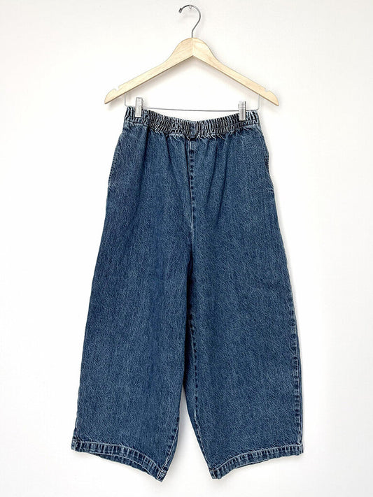 SHAINA MOTE DENIM EASY PANTS SIZE SMALL