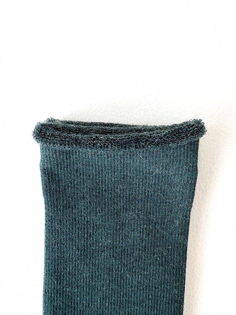 ROTOTO CITY SOCKS IN DARK GREEN SIZE MEDIUM