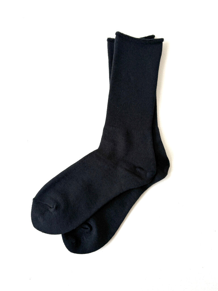 ROTOTO CITY SOCKS IN BLACK SIZE LARGE