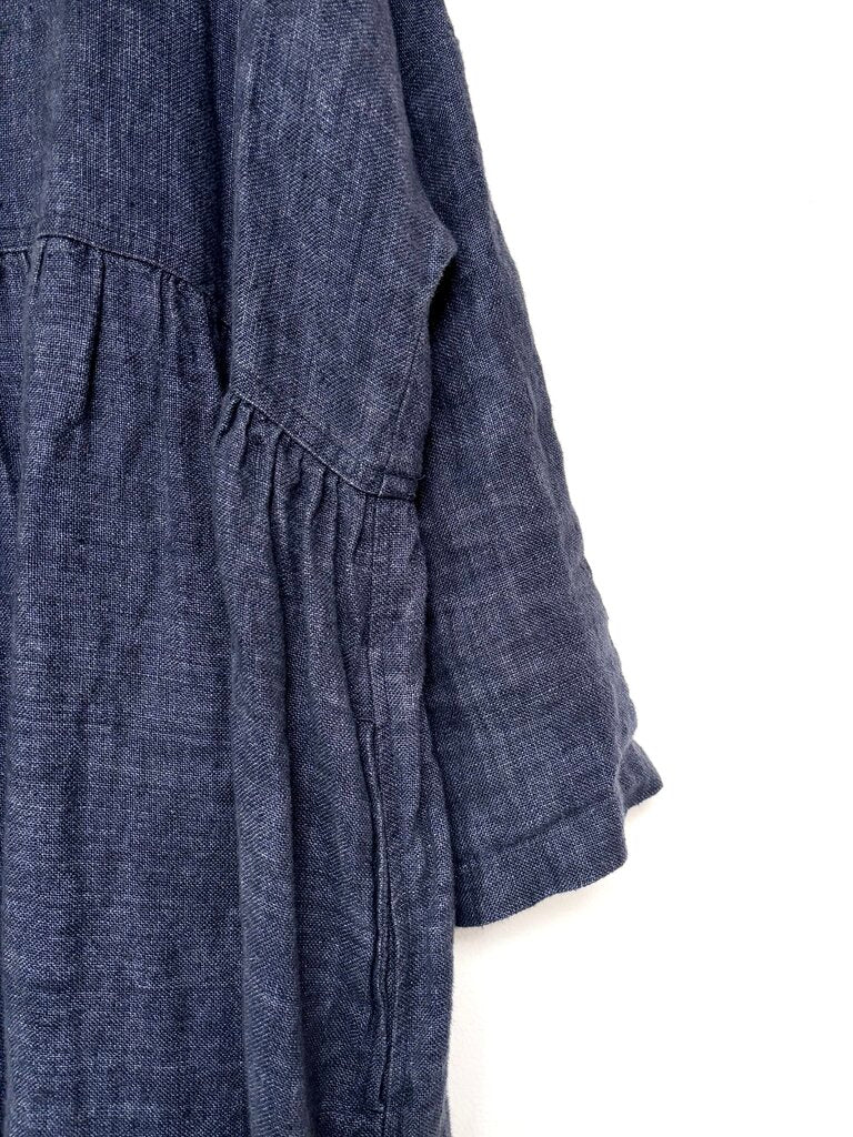 ICHI ANTIQUITES LINEN DRESS ONE SIZE