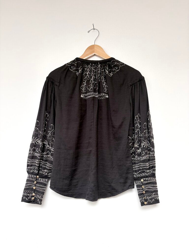 VINTAGE YVES SAINT LAURENT BLOUSE SIZE SMALL