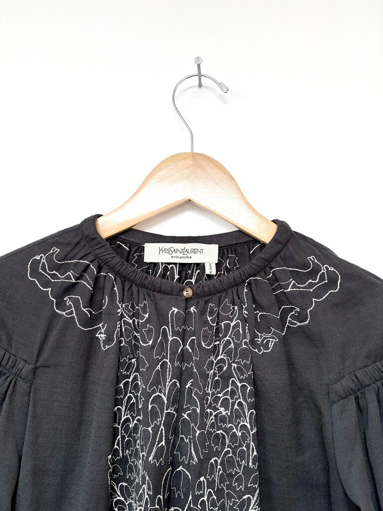 VINTAGE YVES SAINT LAURENT BLOUSE SIZE SMALL