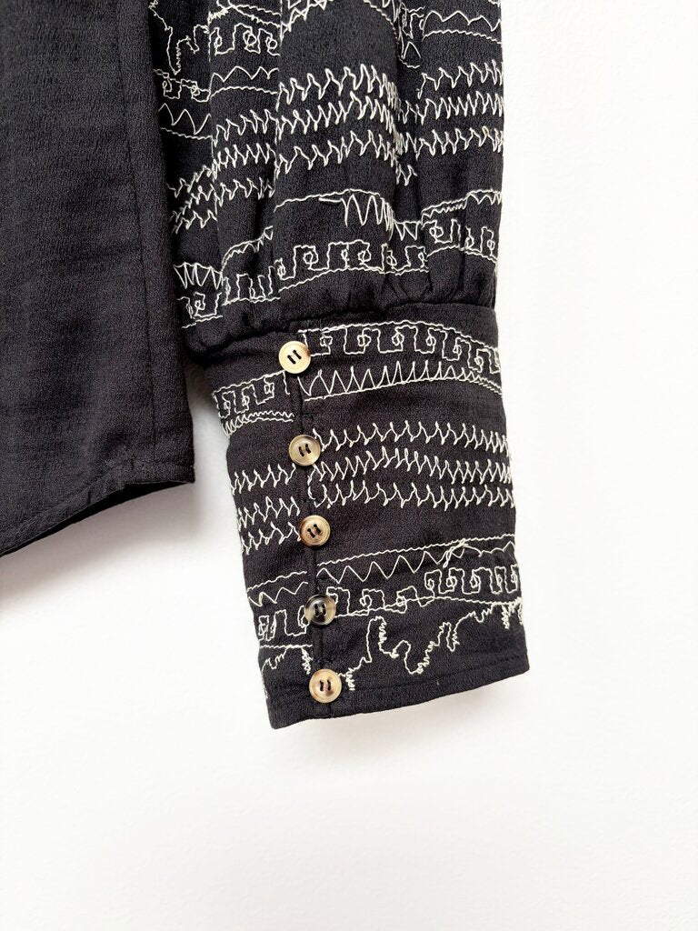 VINTAGE YVES SAINT LAURENT BLOUSE SIZE SMALL