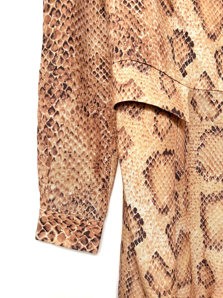MARA HOFFMAN SNAKESKIN PRINT DRESS SIZE 6