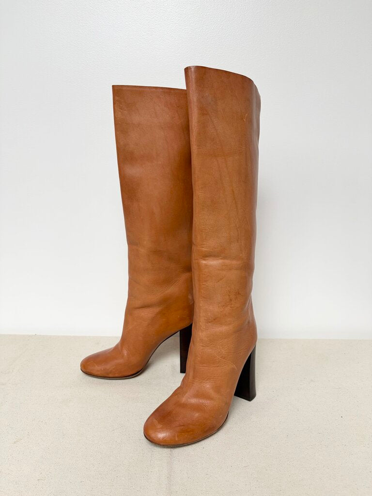 CHLOE KNEE HIGH BOOTS SIZE 38.5