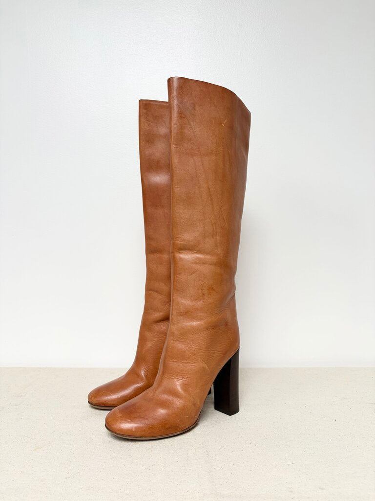 CHLOE KNEE HIGH BOOTS SIZE 38.5