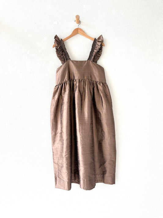 CAWLEY SILK DUPION DRESS SIZE SMALL