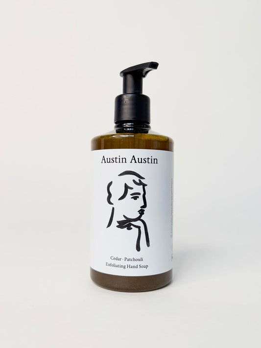 AUSTIN AUSTIN CEDAR & PATCHOULI EXFOLIATING HAND SOAP