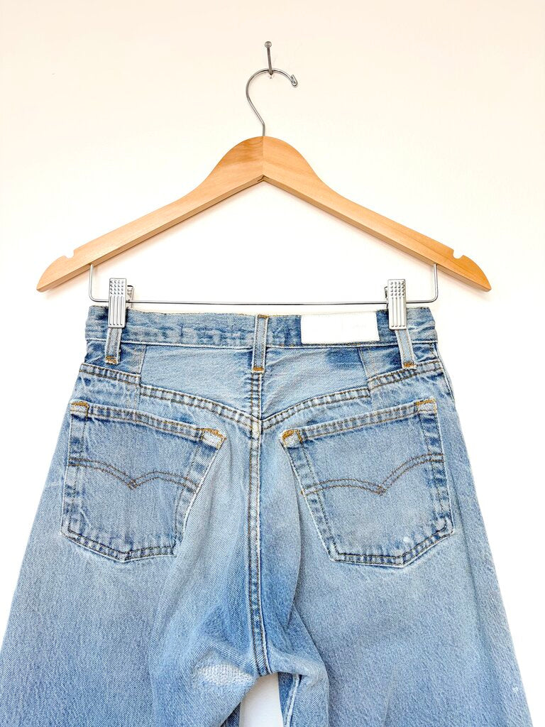 RE/DONE MENDED JEANS SIZE 24