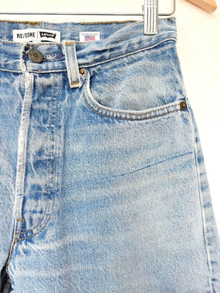RE/DONE MENDED JEANS SIZE 24