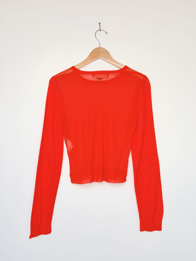 VINTAGE COMME DES GARCONS SHEER TOP SIZE SMALL
