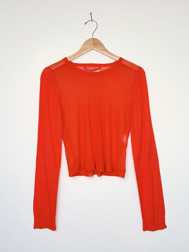 VINTAGE COMME DES GARCONS SHEER TOP SIZE SMALL