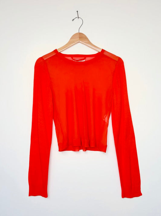 VINTAGE COMME DES GARCONS SHEER TOP SIZE SMALL