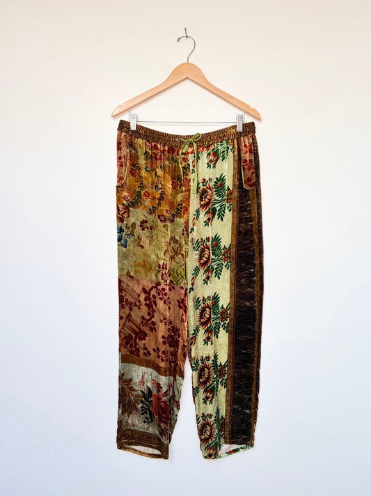 PIERRE LOUIS MASCIA VELVET PANTS SIZE LARGE