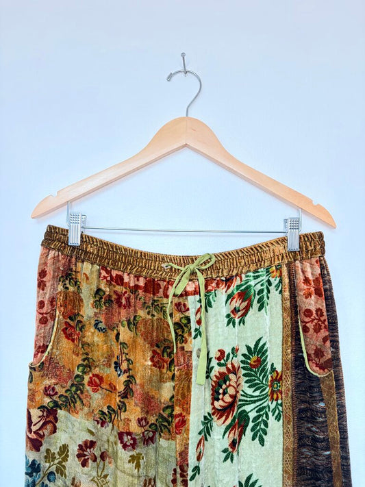 PIERRE LOUIS MASCIA VELVET PANTS SIZE LARGE