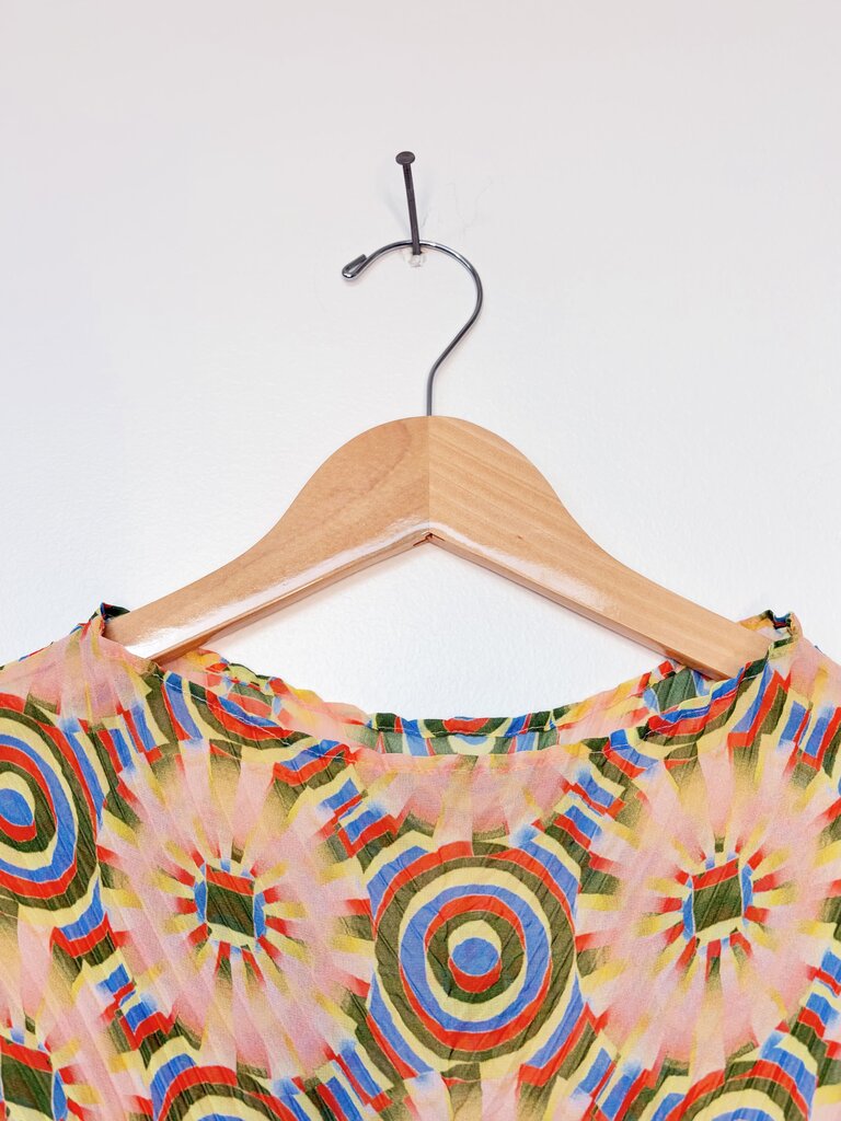 JULIA HEUER PLISSE TOP ONE SIZE